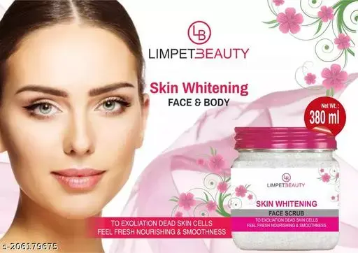 Limpet Beauty Skin Whitening Face Scrub To Exoliation Dead Skin