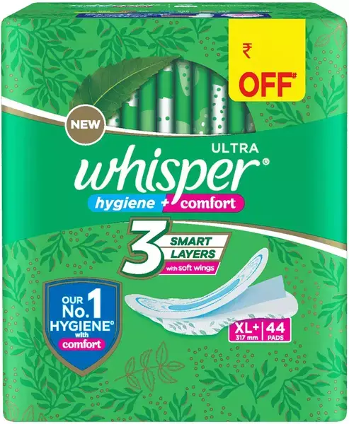 Whisper Bindazz-Night For Women, XL+ (Pack of 3, 7 Pads Each